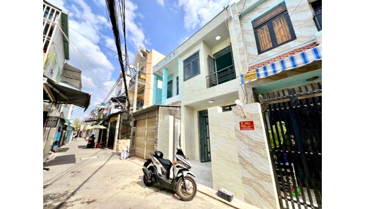 NHÀ RẺ 52.7M2, 2 TẦNG HẺM XE TẢI THÔNG NHỈNH 3 TỶ, TÂN THỚI HIỆP, Q12